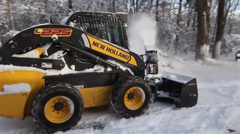 new holland skid steer snow blower attachment|snowblower for new holland 25s.